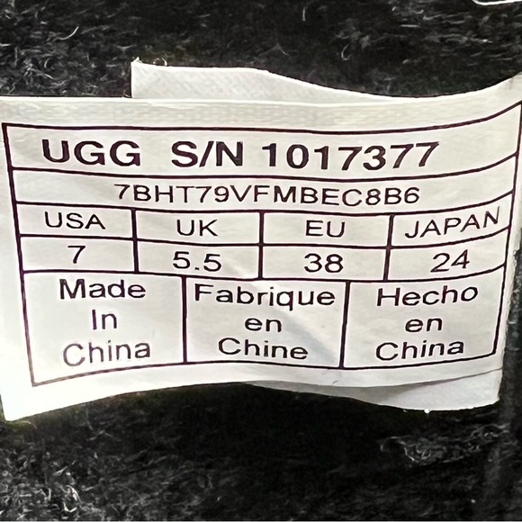 UGG Robbie Waterproof Leather Motorcycle Boots Women's US Size 7 - Picture 13 of 16